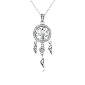 Tree of Life Dreamcatcher Necklace