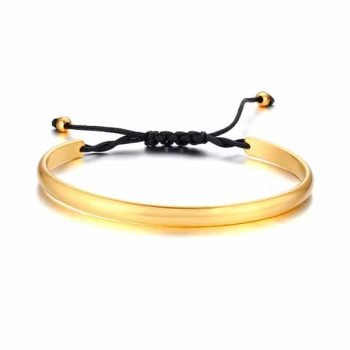 Golden Glow Steel Bracelet
