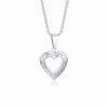 Silver Heart Reliquary Steel Necklace