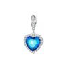 Charm Colgante Corazón Encanto Azul