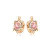 Aretes Brillo Coral, Alloy