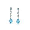 Aretes Cascada de Lluvia, Alloy