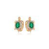 Aretes Esmeralda Marina, Alloy