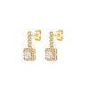 Aretes Destello Real, Acero