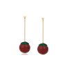 Aretes Ruby Cherry, Alloy