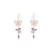 Aretes Mariposas de Amatista, Alloy