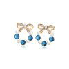 Aretes Lazos Brillantes, Alloy